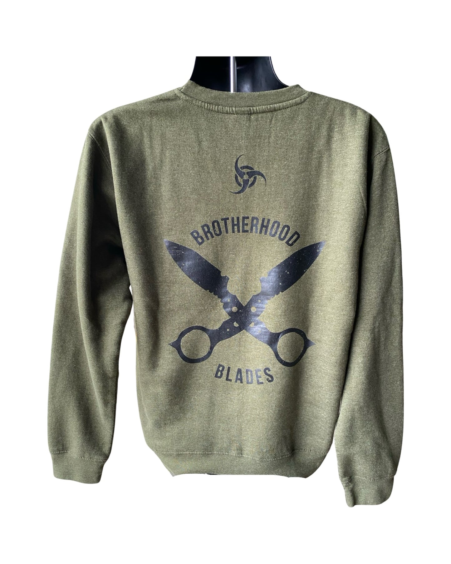 OD Green Crew neck - Original BHB design (Black)