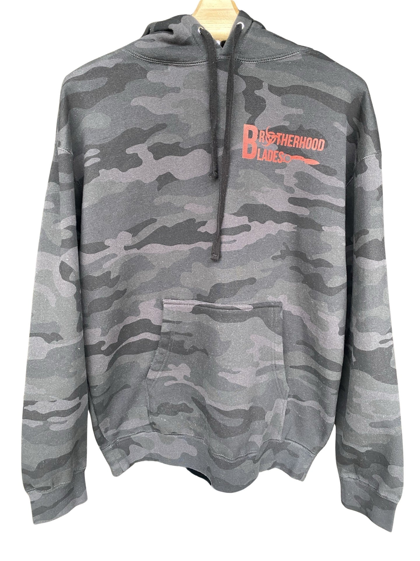 Black Multi-Cam hoodie - Red Terot Card